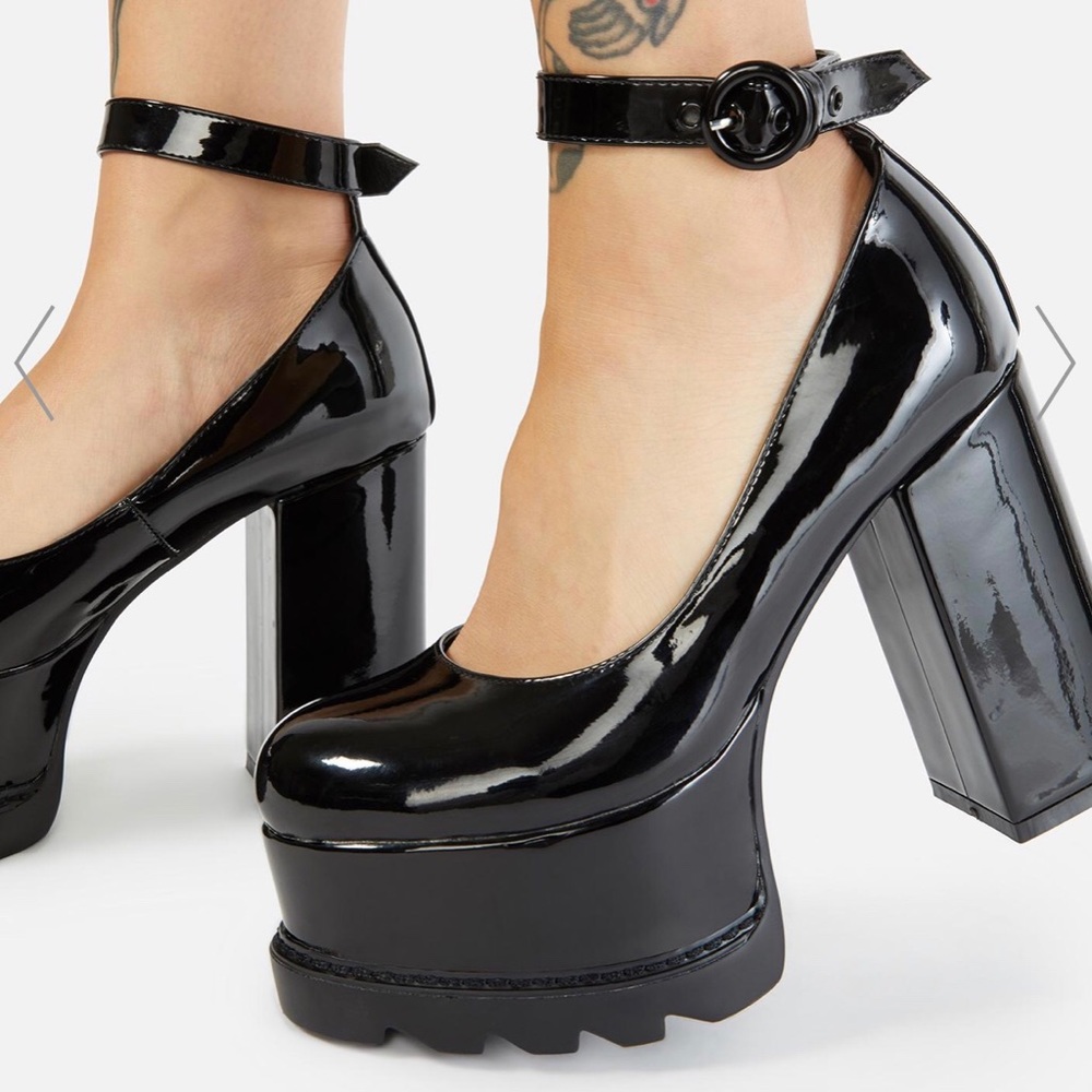 Lamoda Dolls Kill Evil Attraction Platform Heels